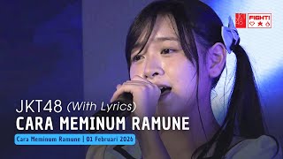 Download lagu JKT48 - Cara Meminum Ramune (Ramune no Nomikata) | CMR 01 Februari 2026 mp3