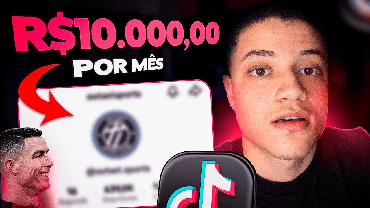 CRIE ESSE CANAL DARK DE FUTEBOL QUE MONETIZA RÁPIDO PARA GANHAR DINHEIRO NO TIKTOK