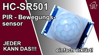 HC-SR501 PIR Motion Sensor einfach erklärt! | #EdisTechlab - English Sub