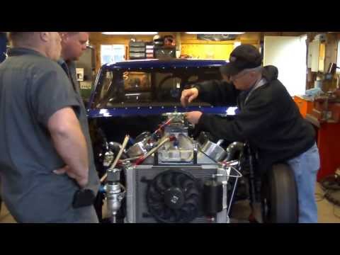 Jeff Harvey's 1967 Duece, fresh engine, first start !!!