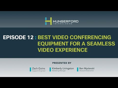Webex Wednesdays @1 - Episode 12: Choosing the Best Video Conferencing Equipment