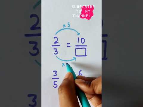 Equivalent fractions | fraction tricks |#equivalent #fraction#fractions #shorts#mathstricks#ytshorts