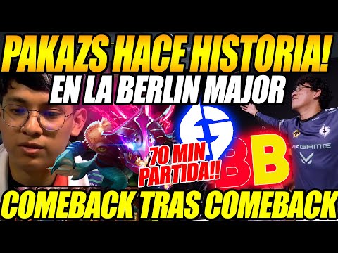 😱PAKAZS HACE HISTORIA EN LA BERLIN MAJOR!!😱 EVIL GENIUS VS BETBOOM, COMEBACK TRAS COMEBACK😱 DOTA 2