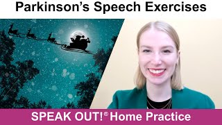 Parkinson’s Speech Exercises: SANTA TRACKER