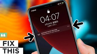 How To Fix Important Carrier Message Error on iPhone | Unlock iPhone to View Message [Fixed]