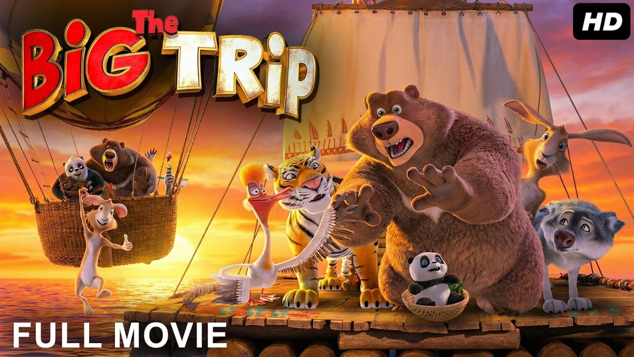 THE BIG TRIP - Full Hindi Dubbed Movie | Cartoon Movie In Hindi | Animation Adventure Comedy Movie
