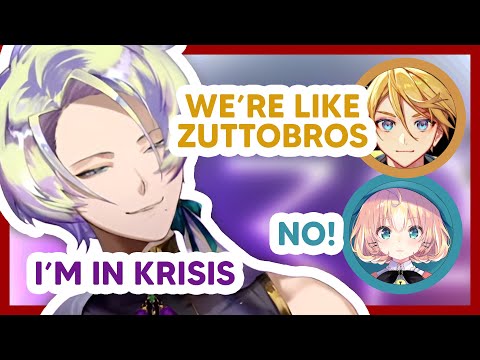 Claude were adopted to Krisis on his birthday【NIJISANJI EN】