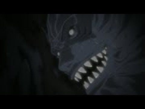 Kisame hides inside Samehada