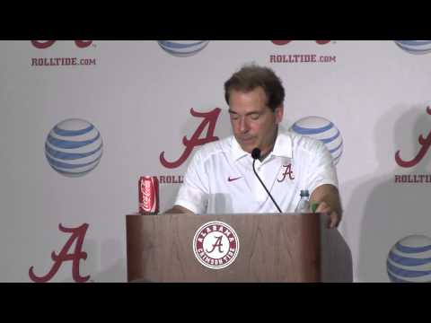 Nick Saban reacts to Ole Miss loss in post game press conference