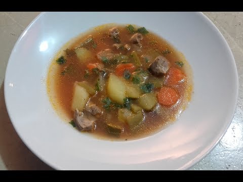 ✔️ Soupe d'abats d'agneau aux légumes  #chorba