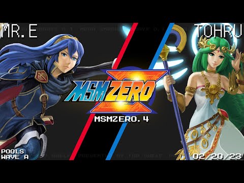 MSM:ZERO.4 - Mr. E (Lucina) Vs. Tohru (Palutena) - SSBU - Pools Wave A