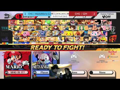 Beachcon 2017 - Smash 4 - CJG | MastaMario VS CHG | S2H (MK) - Grand Finals