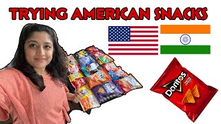Indian Trying American Snacks for the first time | Indian vlogger in USA