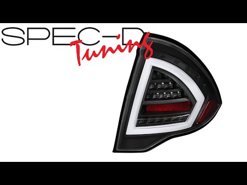 thumbnail image 2 of Spec-D Tuning Full LED Tail Lights For Ford Fusion 2010-2012 – Glossy Black Housing 2 of 3