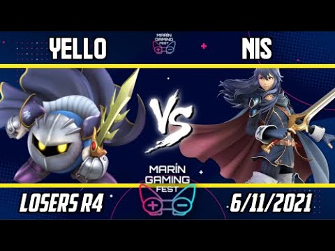 MARÍN GAMING FEST #1 - Losers R4 - KD yell0 (Meta Knight) VS. Nis (Lucina)
