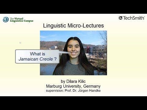 VAR_021 - Linguistic Micro-Lectures: Jamaican Creole