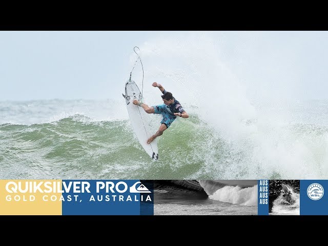 Florence vs. Colapinto vs. Wright - Round One, Heat 6 - Quiksilver Pro Gold Coast 2018