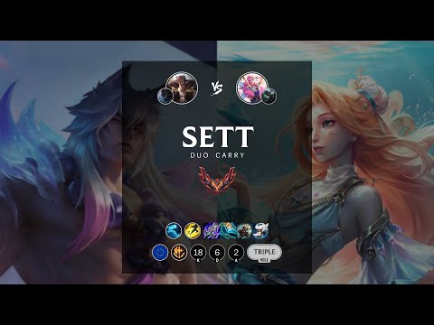 Sett ADC vs Seraphine - EUW Grandmaster Patch 12.20