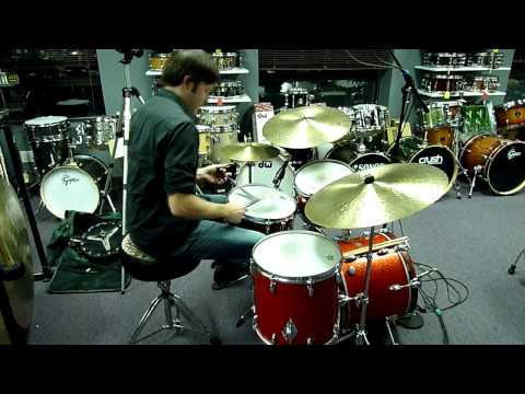 Dave Brophy Plays His Vintage Gretsch Drums - Part 2