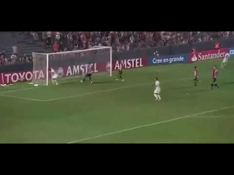 Gol de Arthur Gomes - Estudiantes 0 X 1 Santos