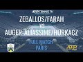 Farah & Zeballos vs Auger-Aliassime & Hurkacz - Rolex Paris Masters 2020