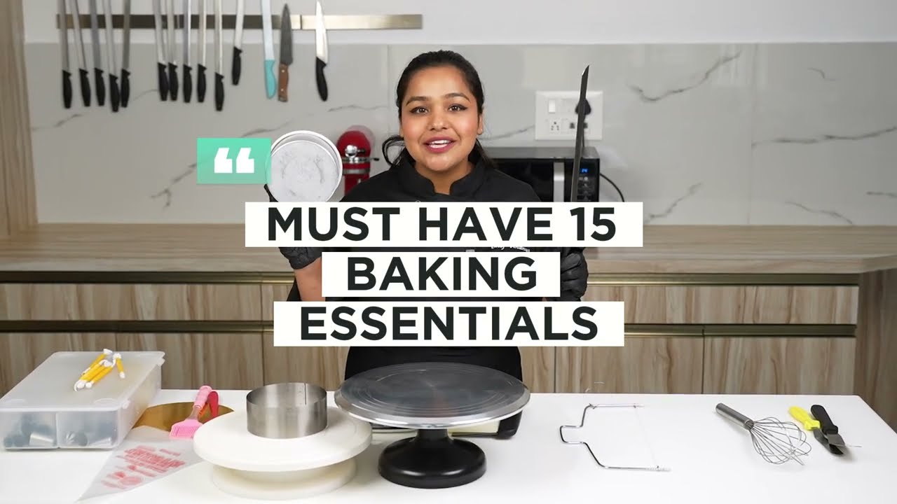 15 Must-Have Baking Essentials to Start Home Baking | Beginner’s Guide to Baking Tools & Equipment
