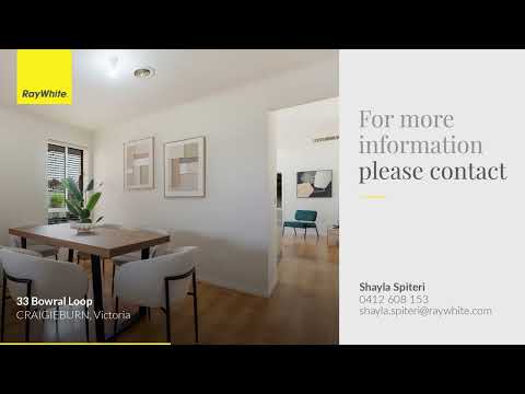 33 Bowral Loop, Craigieburn, VIC 3064, 3 Bedrooms, 2 Bathrooms, House