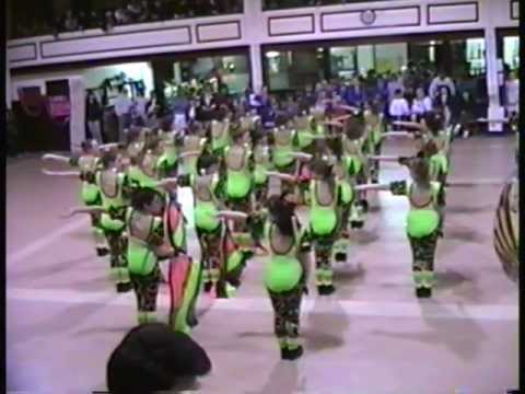 St. Ann's Colorguard. Class C. Finals Party. March 1993