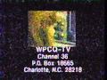 WPCQ TV 36 Now WCNC Charlotte NC Sign Off From Autumn 1988