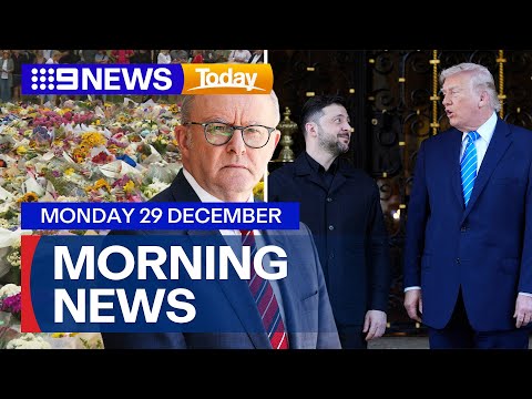 Bondi terror attack victims' families letter; Trump and Zelensky meet for talks | 9 News Australia
