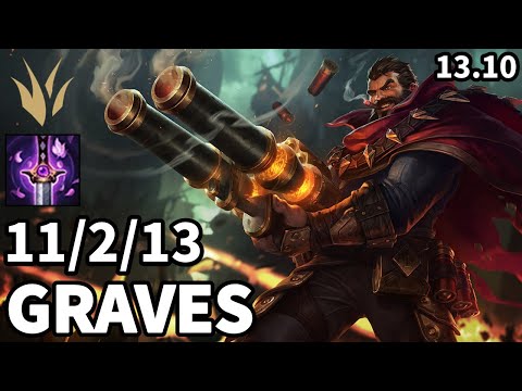Graves Jungle vs Zac - EUW Master | Patch 13.10