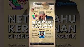 Tak Disangka Netanyahu Keracunan! PM Israel Dilaporkan Kesehatan Menurun saat Memanasnya Konflik