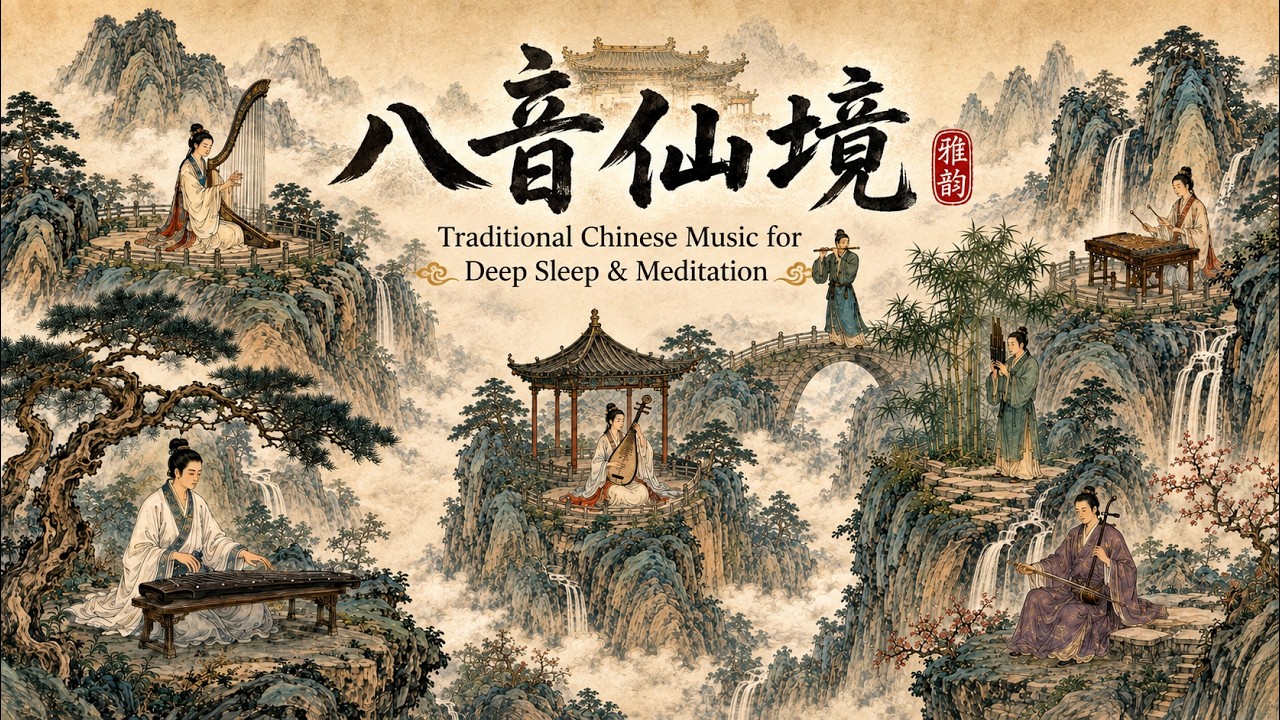 Eight Sounds of the Immortal Realm — 八音仙境 | Traditional Chinese Music for Deep Sleep & Meditation