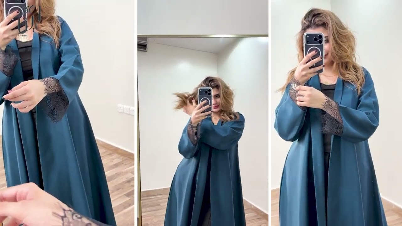 أنوثة وخفّة تختصر كل المعاني.. عبايتكِ من لين 🦋✨