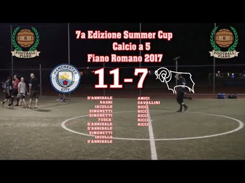 Finale 7ª Summer Cup C5 2017: Manchester City-Derby County