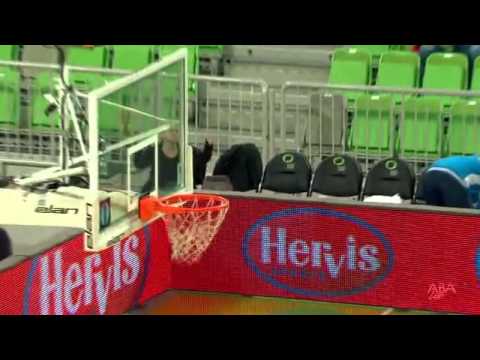 Union Olimpija - Levski Sofija 89:70 (12. krog, Liga ABA, 13.12.2014) - Highlights