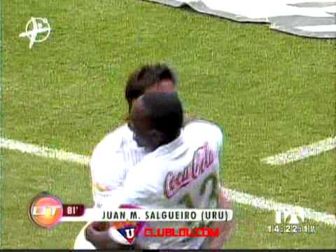 Liga Deportiva Universitaria 5 VS Emelec 0 - Fecha 4 - Copa Credife 2010