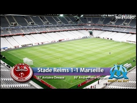Stade Reims-Marseille 1-1 14 3 2014 Ligue 1 Match