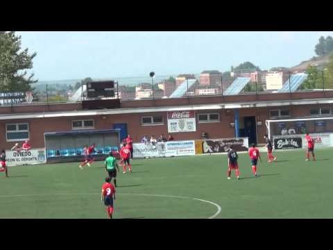 Astur CF "B" 2-1 EF Hermanos Llana resumen 2ª Cadete