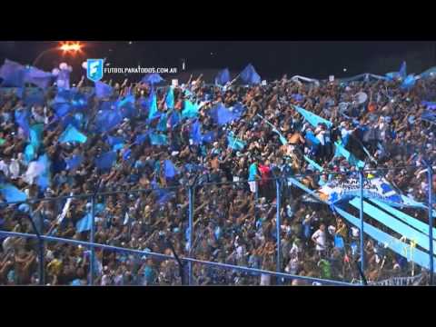 "El recibimiento del Gasolero. Temperley - Boca. Fecha 2. Primera División 2015. FPT" Barra: Los Inmortales &bull; Club: Temperley