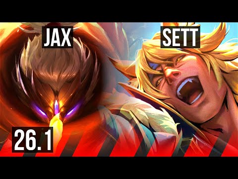 JAX vs SETT (TOP) | Good KDA: 14/1/2 | KR Master | 26.1