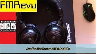 Video thumbnail for Audio-Technica ATH-M40fs Headphones for Gaming Headset and Music (Quick View) by FMRevu