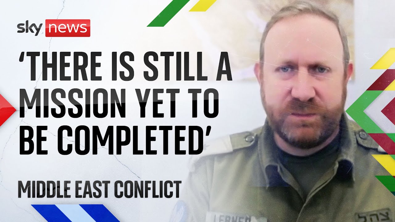 'War can't end until 101 hostages released', says IDF spokesperson