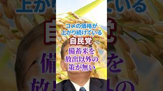 【米不足】最高値を更新｜備蓄米｜石破 無策｜【消費税減税｜日本人ファースト】国見民主党｜玉木雄一郎｜減税｜一律給付金｜生活保護 #shorts