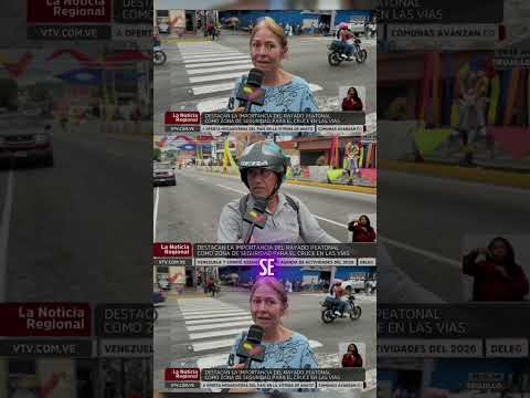 Desde Valera, Trujillo, promueven el respeto al rayado peatonal, desde los más pequeños de casa