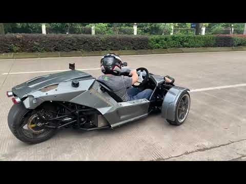 Electric ZTR three-wheeled sports car