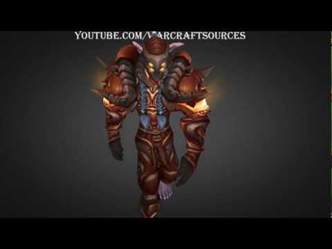Night Elf Warrior Tier 4 armor set - T4 - Warbringer Battlegear / Armor