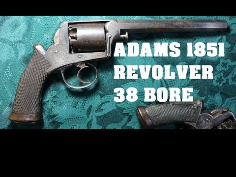 .50 Caliber Revolver - Adams 1851 - Giant British Victorian Handgun
