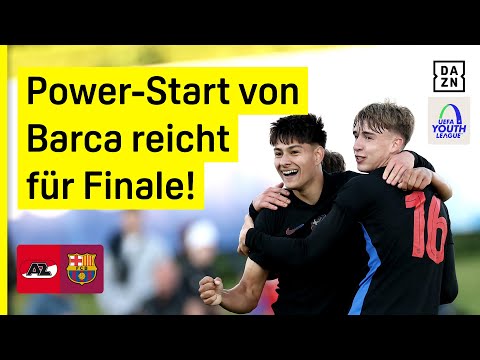 Alkmaar U19 - FC Barcelona U19 | Halbfinale | UEFA Youth League | DAZN Highlights