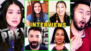 PREY | We Interviews Cast, Director & Producer! | Amber Midthunder, Dakota Beavers, Dan Trachtenberg video